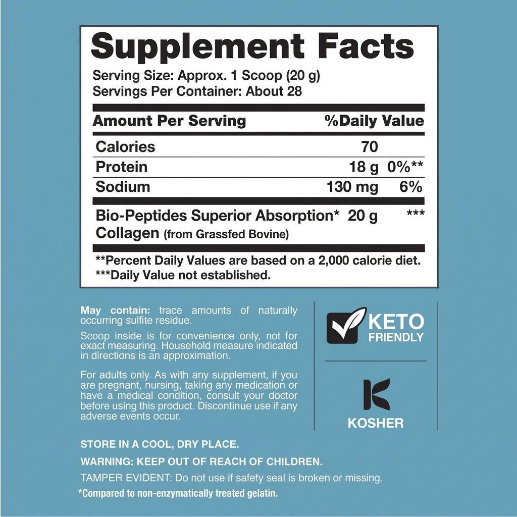 PureCell Collagen Bio-Peptides™ — Grass-Fed Protein